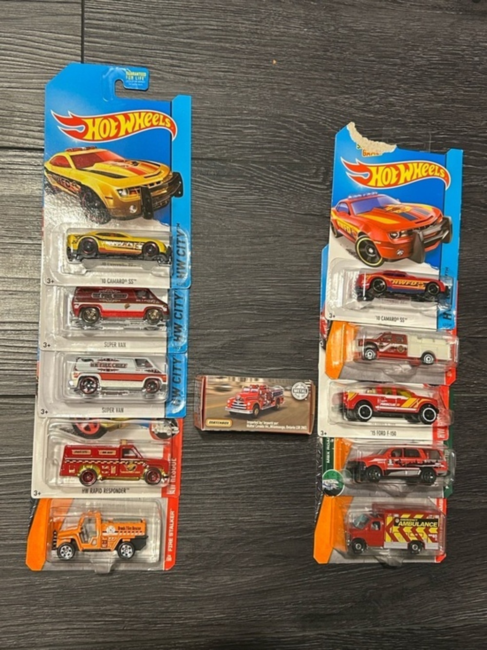Hot Wheels Matchbox Fire Rescue Emergency Toy Car Lot x11 New